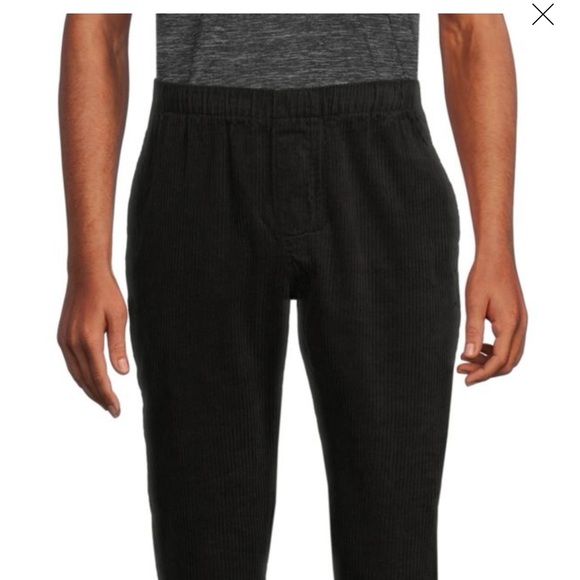 NWT Onia Men Jumbo Corduroy Pull on Pants Black Men XL MSRP $135 NWT - Picture 1 of 11